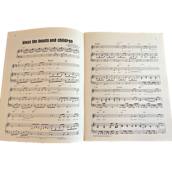 Vtg Songbooks x5 Broadway & Pop Eubie! Godspell Cabaret Belefonte Carpenters - Picture 16 of 16